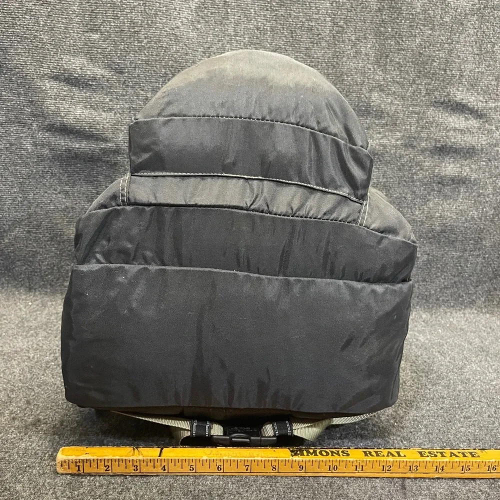 L.L. Bean 0YP70 Quad Pack Backpack Black Reflective Large Model 296963 Daypack